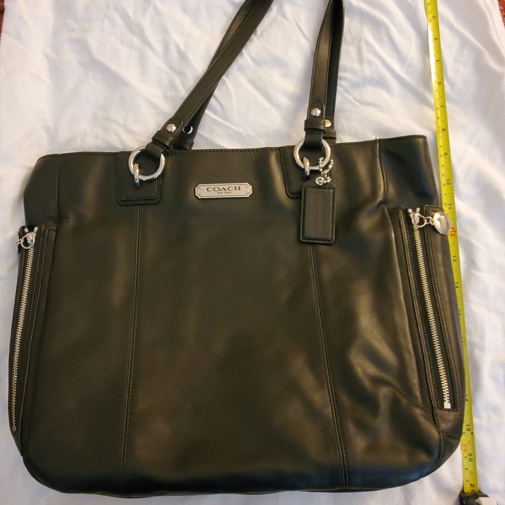 Coach leather bag